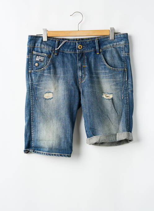 Bermuda bleu G STAR pour femme