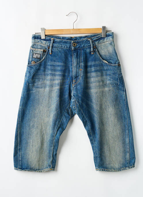 Bermuda bleu G STAR pour homme