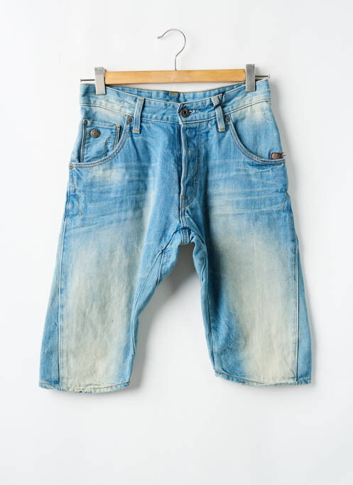 Bermuda bleu G STAR pour homme