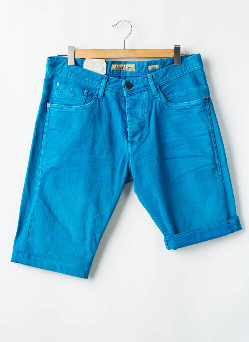 Bermuda bleu SALSA pour homme