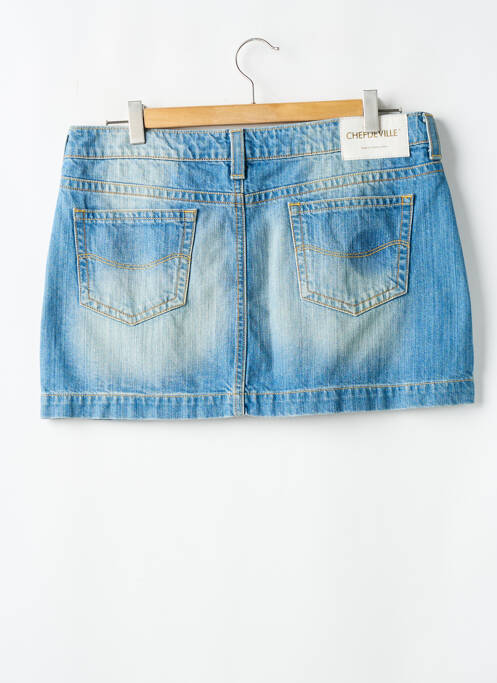 Jupe courte bleu CHEFDEVILLE pour femme