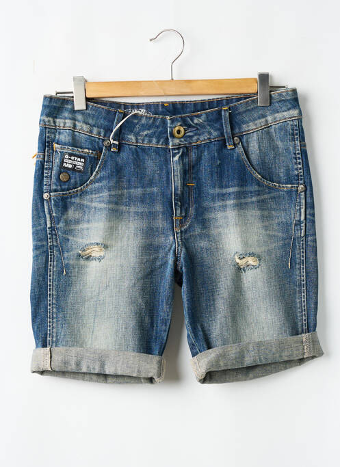 Short bleu G STAR pour femme