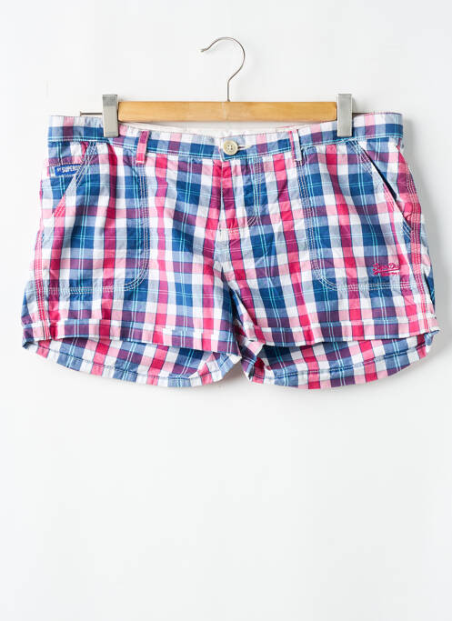 Short bleu SUPERDRY femme