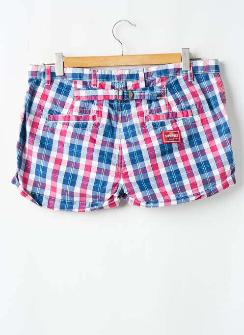 Short bleu SUPERDRY femme