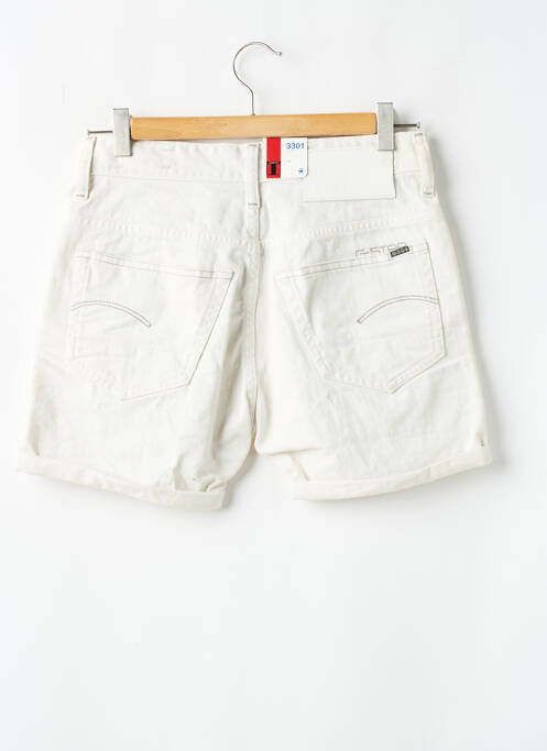 Short blanc G STAR pour homme