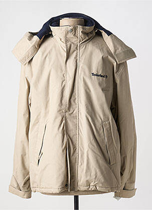 Blouson col col montant marron TIMBERLAND femme