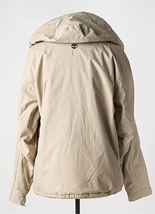 Blouson col col montant marron TIMBERLAND femme