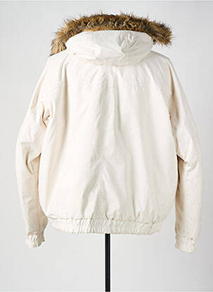 Doudoune poches a capuche blanc COLUMBIA homme