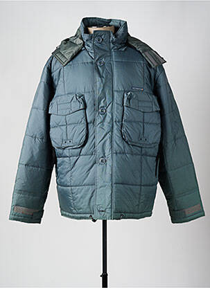 Doudoune poches a capuche gris FIRETRAP homme