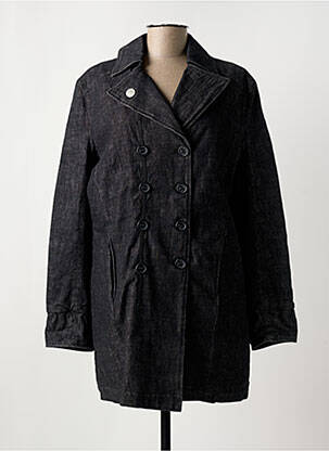 Manteau court poches sans capuche noir CHIPIE femme