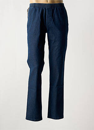 Jeans coupe droite tissage denim bleu LCDN femme