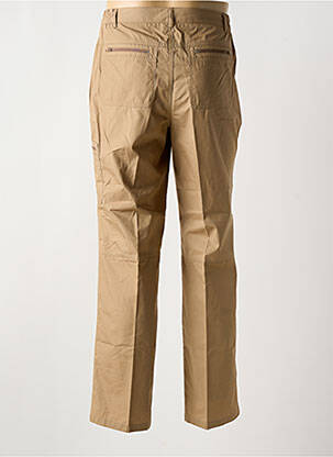 Pantalon droit coupe droite beige PIERRE D'ARLANC homme