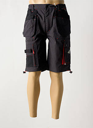 Bermuda taille élastique gris KIPLAY homme