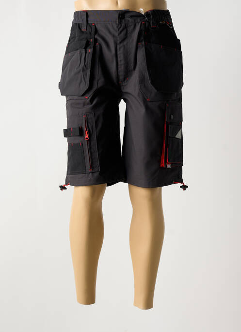 Bermuda taille élastique gris KIPLAY homme