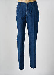 Jeans coupe droite stretch taille normale bleu REDMAN homme