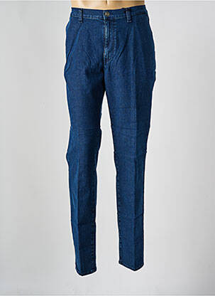 Jeans coupe droite stretch taille normale bleu REDMAN homme
