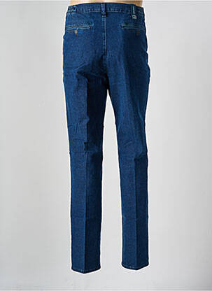 Jeans coupe droite stretch taille normale bleu REDMAN homme