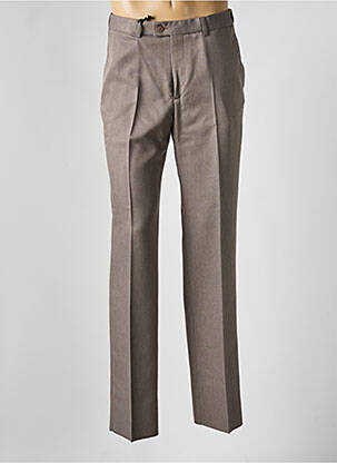 Pantalon chino poches taille normale gris PIERRE D'ARLANC homme