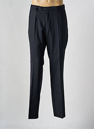 Pantalon chino poches taille normale bleu PIERRE D'ARLANC homme