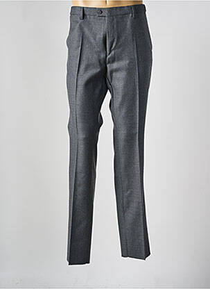 Pantalon chino tissage chiné taille normale gris PIERRE D'ARLANC homme