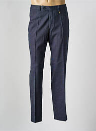 Pantalon chino poches taille normale bleu LUCAN homme