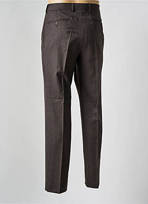 Pantalon chino poches taille normale marron LUCAN homme