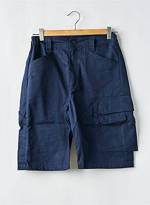 Bermuda coupe droite taille normale bleu CEPOVETT homme