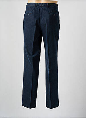 Pantalon chino poches taille normale bleu PIERRE D'ARLANC homme