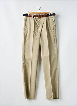 Pantalon chino beige JOHN STEVENS pour homme