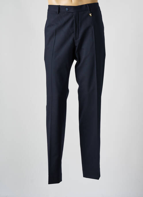 Pantalon chino bleu LUCAN pour homme