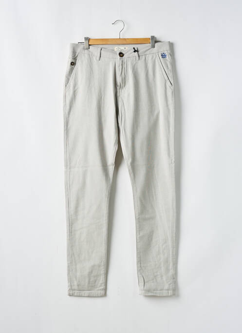 Pantalon chino gris REDMAN pour homme