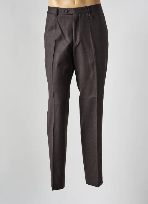 Pantalon chino marron LUCAN pour homme