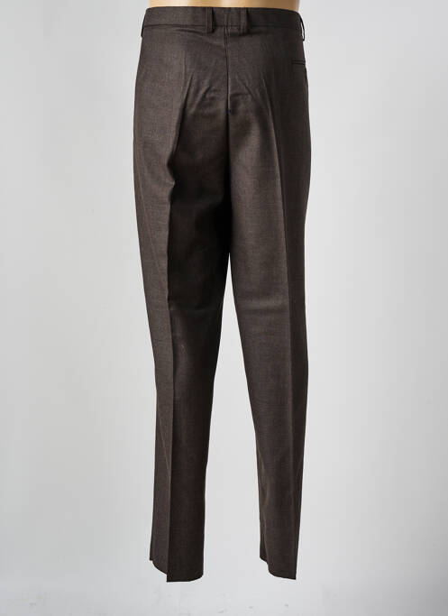 Pantalon chino marron PIERRE D'ARLANC pour homme