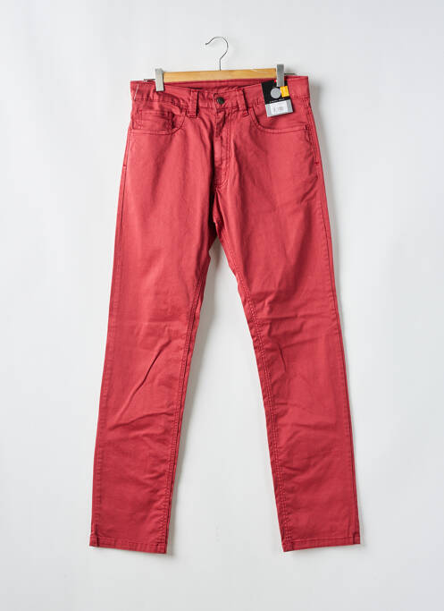 Pantalon droit rouge KITISO pour homme