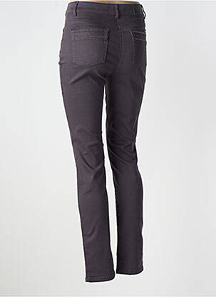 Jeans coupe slim stretch taille haute gris OLSEN femme
