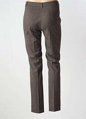 Pantalon slim taille normale taille normale marron ANNA MONTANA femme