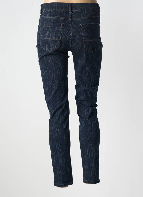 Jeans coupe slim bleu ANNA MONTANA pour femme