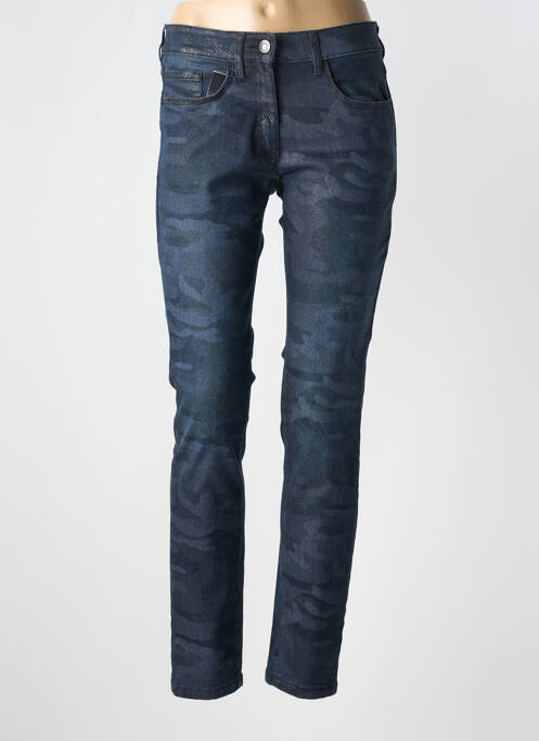 Jeans coupe slim bleu ZERRES pour femme