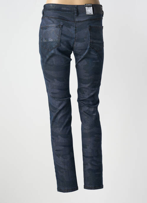 Jeans coupe slim bleu ZERRES pour femme