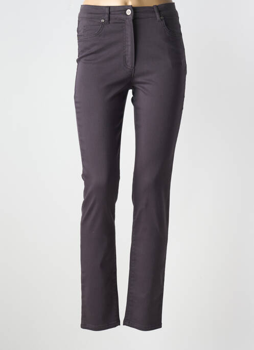 Jeans coupe slim gris OLSEN pour femme