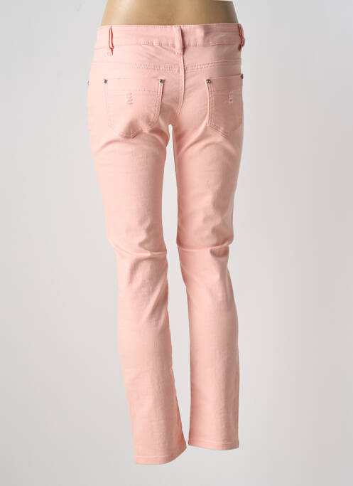Jeans coupe slim rose MONDAY pour femme