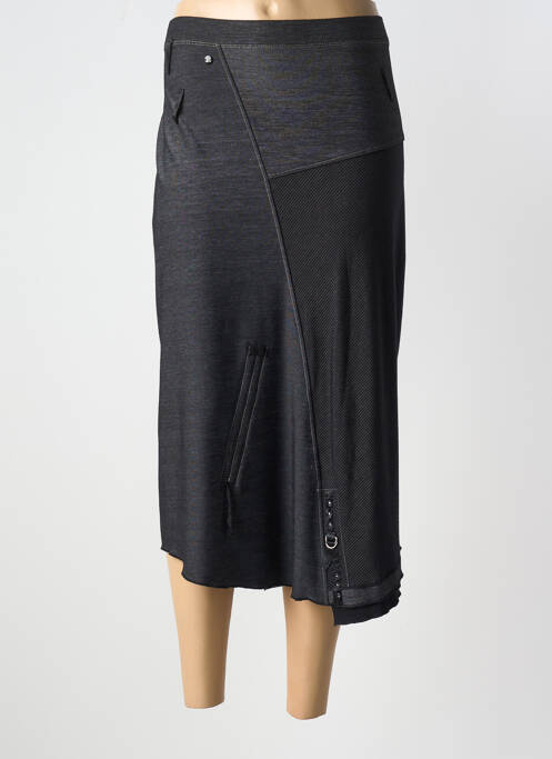 Jupe mi-longue gris FRED SABATIER pour femme