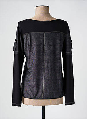 T-shirt manches longues manches longues noir FRED SABATIER femme