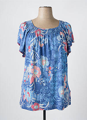 T-shirt bleu WHITE STUFF pour femme