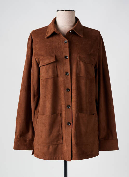 Veste casual marron OLSEN pour femme