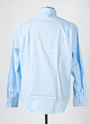 Chemise manches longues coupe droite bleu ARMORIAL homme