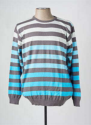Pull col rond manches longues gris CBK homme