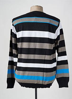 Pull col v manches longues noir CBK homme