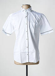 Chemise manches courtes blanc CAP 10 TEN pour homme seconde vue