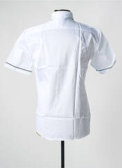 Chemise manches courtes blanc CAP 10 TEN pour homme seconde vue